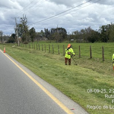 Roce y despeje de faja vial