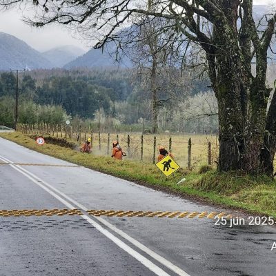 Roce despeje de faja vial