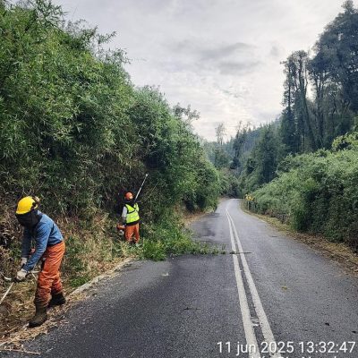 Roce despeje de faja vial